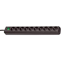 Los mejores  - Brennenstuhl Eco-Line regleta de enchufes con 10 tomas de corriente (cable de 3 m- interruptor) negro